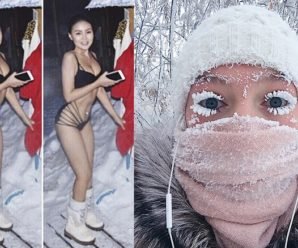 В Якутии температура опустилась до -65 °C, но местные не унывают (12 фото)