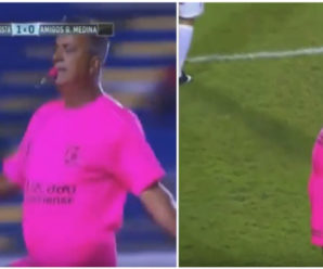 «Цветок футбола»: бразильский судья борется с нарушителями розовым цветом и танцами