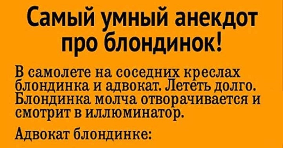 В самолете на соседних креслах блондинка и адвокат